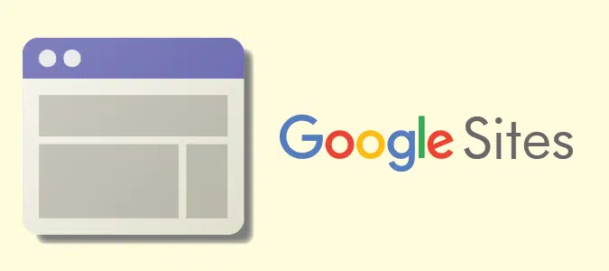 Illustration of Google Sites.