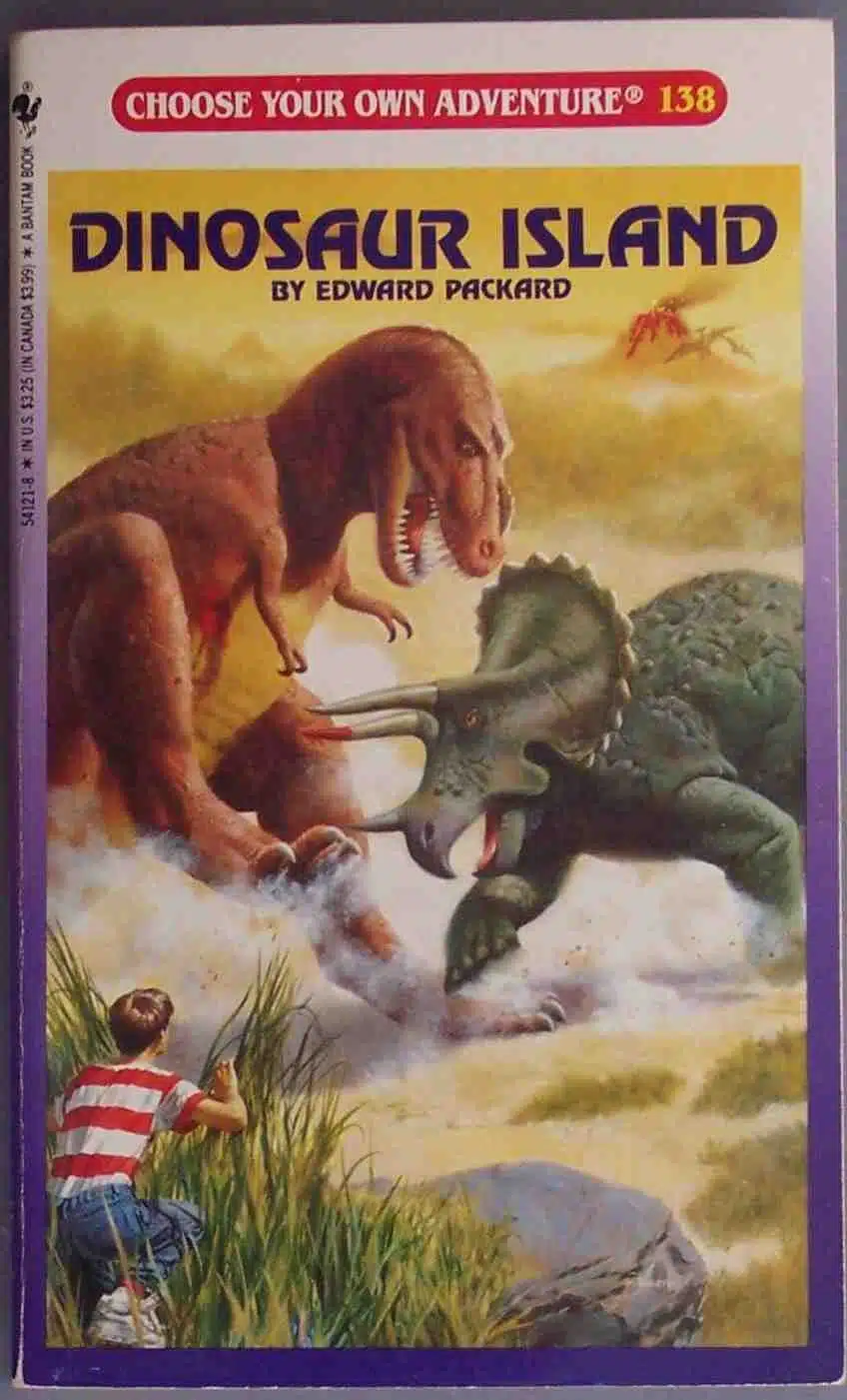 Dinosaur Island Adventure book cover.